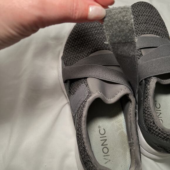 Vionic Brisk Aimmy Active Sneaker Shoes Charcoal Gray Womens Size 8.5 Comfort - Picture 11 of 14